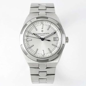 Overseas 4500V SS ZF 1:1 Best Edition Silver Dial on SS Bracelet A5100