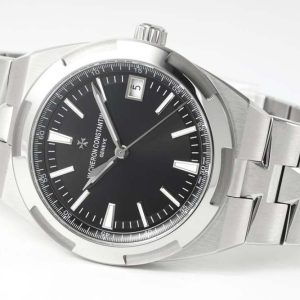 Overseas 4500V SS ZF 1:1 Best Edition Black Dial on SS Bracelet A5100