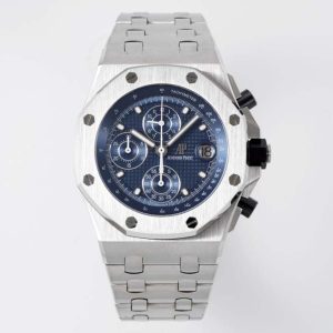 AP ROO Chronograph SS/SS Blue/Dot APF 4404 Mod