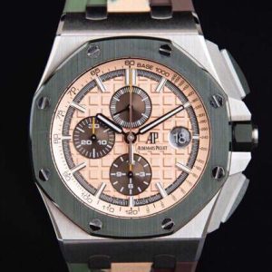 Audemars Piguet – Royal Oak Offshore 44mm SS/RU Cream/Brown APF A3126