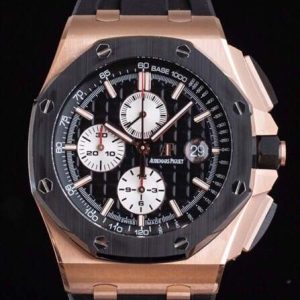 Audemars Piguet – Royal Oak Offshore 44mm RG/RU Black/Stk APF A3126 Mod