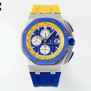 Audemars Piguet – Royal Oak Offshore 44mm SS/RU Blue/Yellow APF V2 A3126