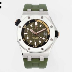 Audemars Piguet – Royal Oak Offshore Diver 15720 42mm SS/RU Green/Stk APF A4308