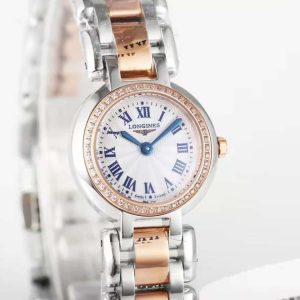 Primaluna Ladies KZF SS & RG White Dial Quartz