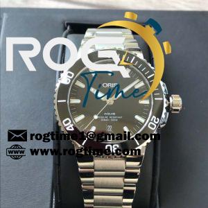 Original Factory ORIS Aquis White/Black Rubber Swiss Movement