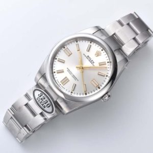 Oyster Perpetual 124300 41mm Clean Factory 1:1 Best Edition 904L Steel Silver Dial VR3230