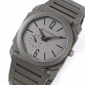 Bvlgari – OCTO Finissimo 40mm TI/TI Grey dial BVF A138