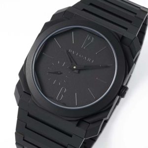 Bvlgari – OCTO Finissimo 40mm DLC/DLC Black dial BVF A138