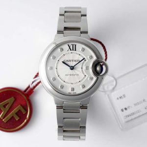 Cartier – Ballon Bleu De Cartier 33mm SS/SS White/Dial AF NH05