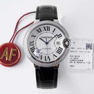 Cartier – Balon Bleu De Cartier 42mm Dia SS/LE White Dial AF A2824