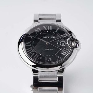 Cartier – Balon Bleu De Cartier 42mm SS/SS Black Dial AF A2824