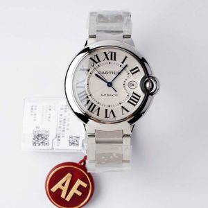 Cartier – Balon Bleu De Cartier 42mm SS/SS White Dial AF A2824