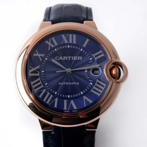 Cartier – Balon Bleu De Cartier 42mm RG/LE Blue Dial AF A2824