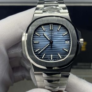 Nautilus 5711/1A 3KF 1:1 Best Edition Blue Textured Dial on SS Bracelet A324 Super Clone