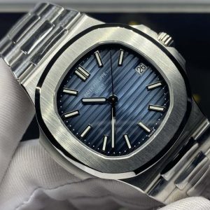 Nautilus 5711/1A 3KF 1:1 Best Edition Blue Textured Dial on SS Bracelet A324 Super Clone